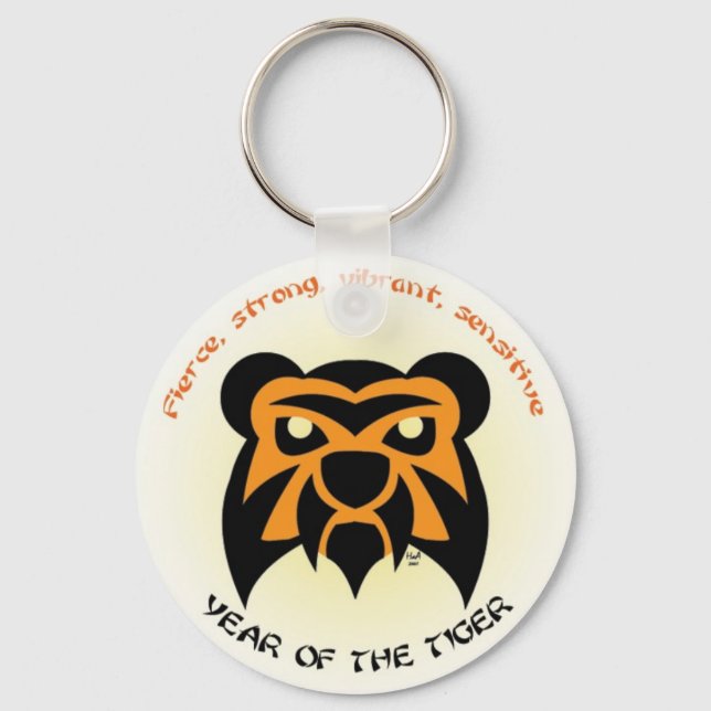 Tiger Key Key Ring (Front)