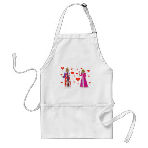 Tiger King and Queen of Hearts Standard Apron