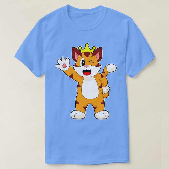 Tiger King Crown T-Shirt (Design Front)