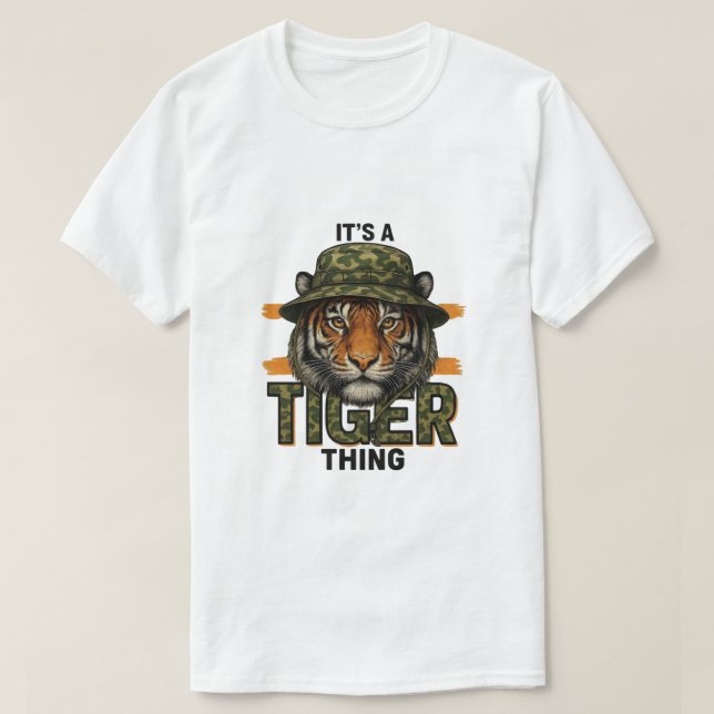 Tiger king. T-Shirt (Design Front)