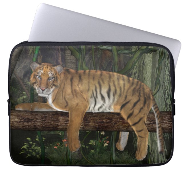 Tiger Laptop Sleeve (Front)