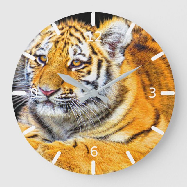 Tiger Large Clock (Front)