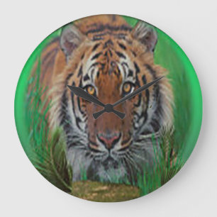 Tiger Large Clock