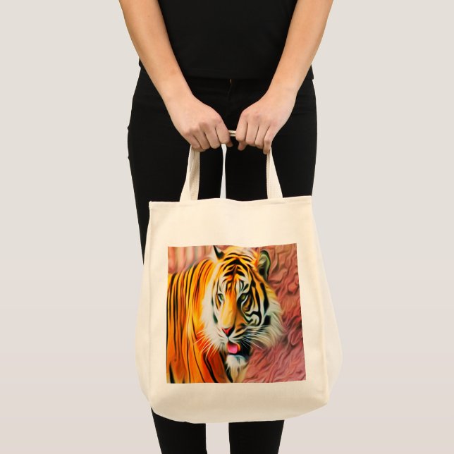 Tiger Large Tote Bag (Front (Product))