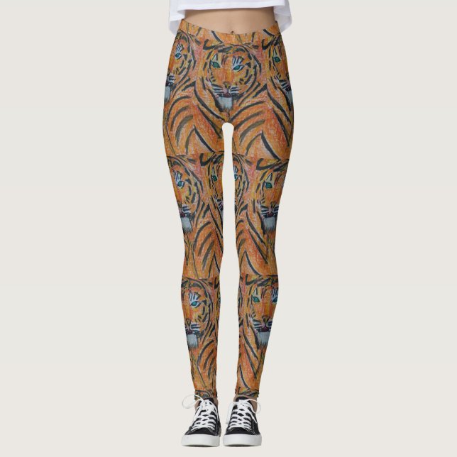 TIGER LEGGINGS BY PAULA REILLY (Front)