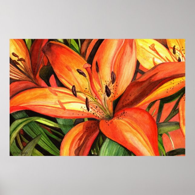 Tiger Lilies Poster (Front)