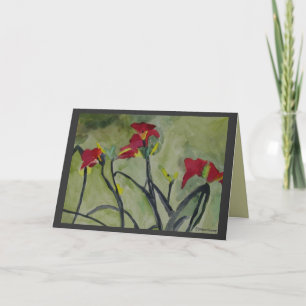 Tiger Lilies - Print - Card