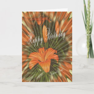 Tiger Lily BD 147 z Card