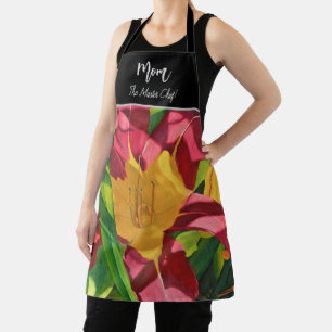 Tiger Lily Floral Mom Apron
