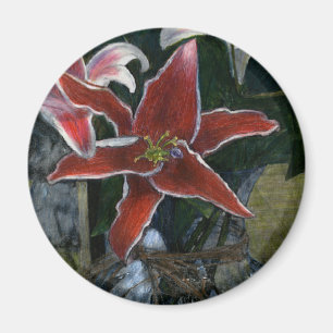 Tiger Lily jGibney The MUSEUM Zazzle Gifts Magnet