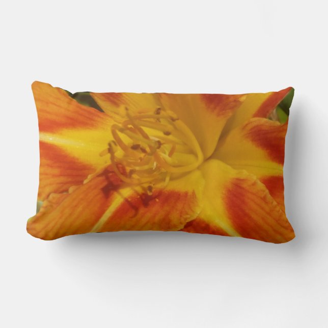 tiger lily lumbar cushion (Front)