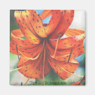 Tiger Lily Magnet