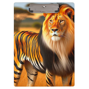 Tiger Lion Clipboard