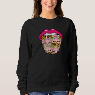 Tiger Lips Wildlife Big Cat  Animal Tiger Sweatshirt