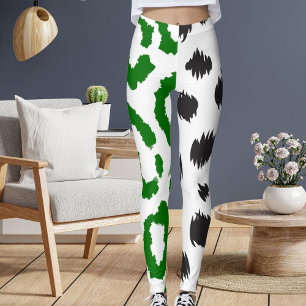 Tiger Loepard Big Cat Pattern Spots Print Animal Leggings