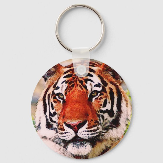 Tiger Look Key Ring (Front)