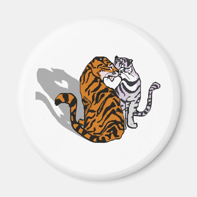 Tiger Love Magnet (Front)