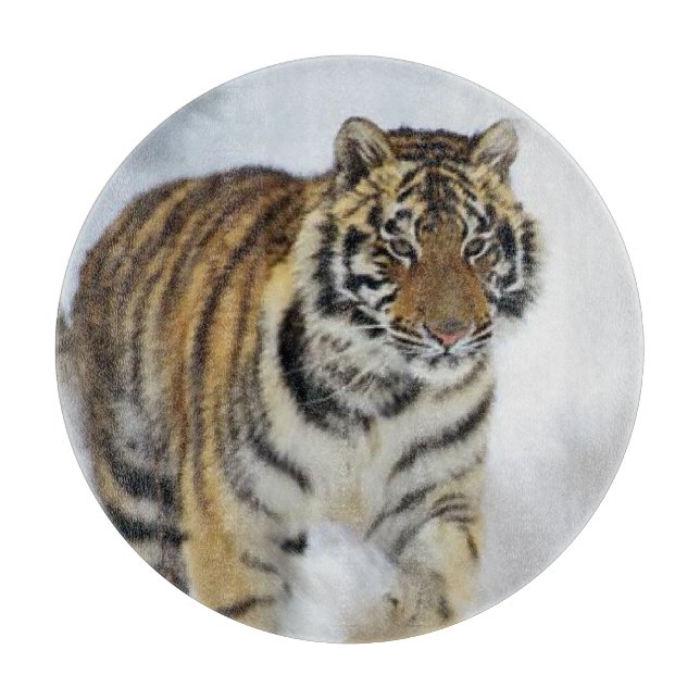 Tiger Lovers Art Cutting Board (Front)