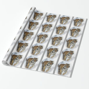 Tiger Lovers Christmas Wrapping Paper