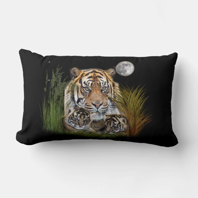 Tiger Lumbar Cushion (Front)