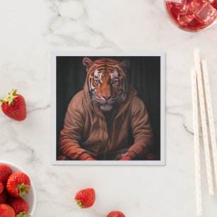 Tiger Man Napkin