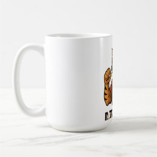 Tiger Martial Arts - Never Give up motivational  Coffee Mug