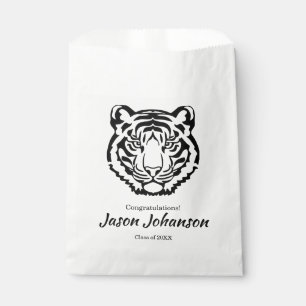 Tiger Mascot School Graduation Favour Bags