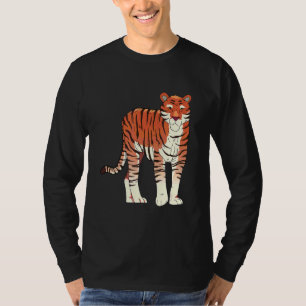 Tiger Men's Animal Motif Women's Animal T-Shirt