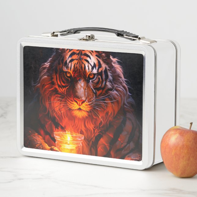 Tiger Metal Lunch Box (In Situ)