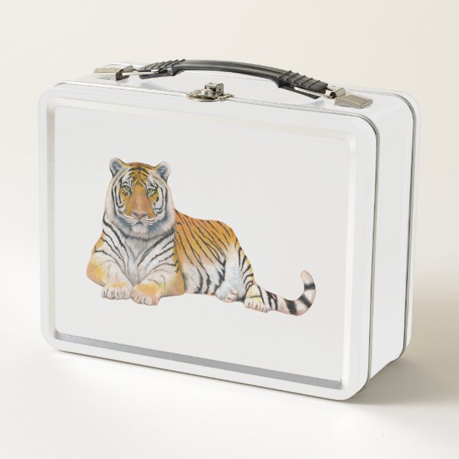 Tiger Metal Lunch Box (Front)