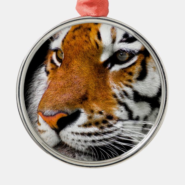 Tiger Metal Tree Decoration (Front)