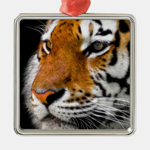 Tiger Metal Tree Decoration