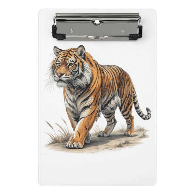 Tiger Mini Clipboard (Front)