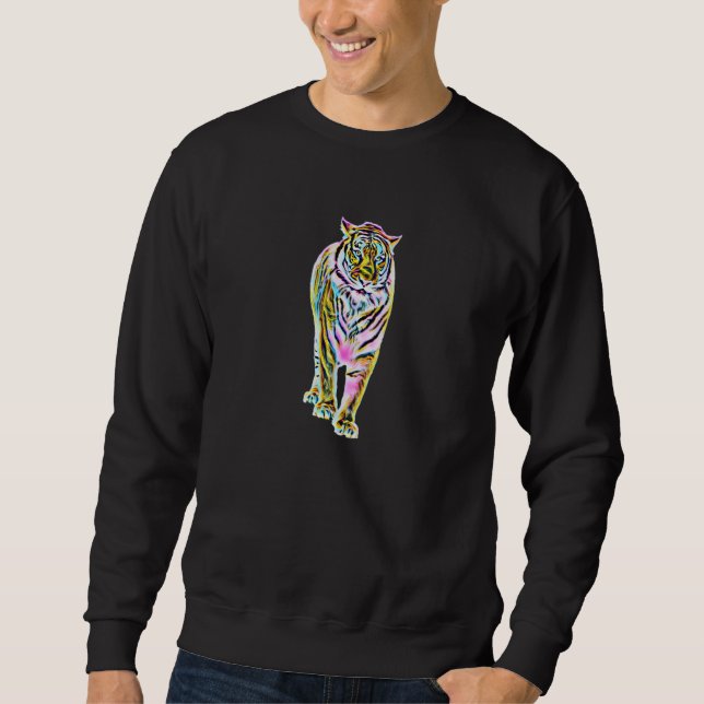 Tiger Motif  3 Sweatshirt (Front)