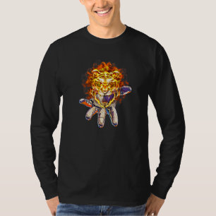 Tiger Motif T-Shirt