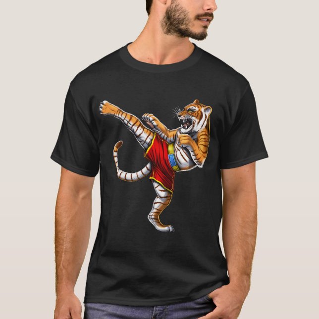Tiger Muay Thai Fighter T-Shirt (Front)