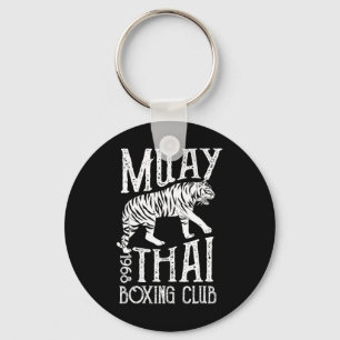 Tiger Muay Thai Kickboxing Club Mma Training Gift Key Ring