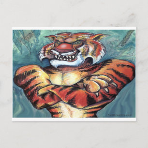 Tiger Muscle Postcard
