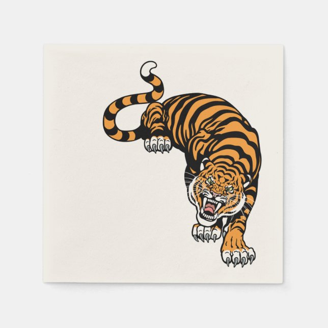tiger napkin (Front)