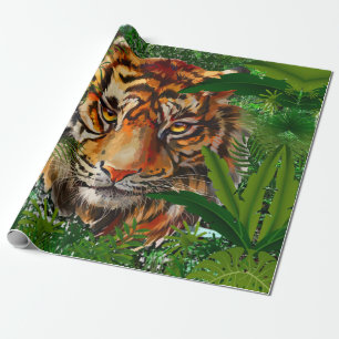Tiger Nature Jungle Tiger Wrapping Paper