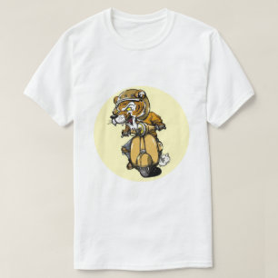 Tiger on motorbike T-Shirt