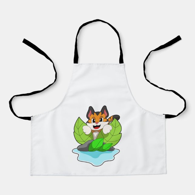 Tiger on the Hunt Apron (Front)