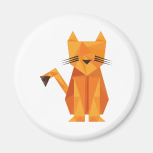 Tiger Oragami Magnet