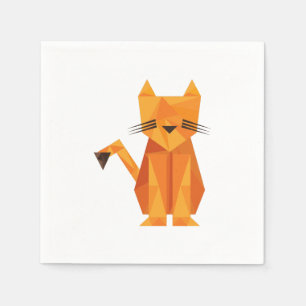 Tiger Oragami Napkin
