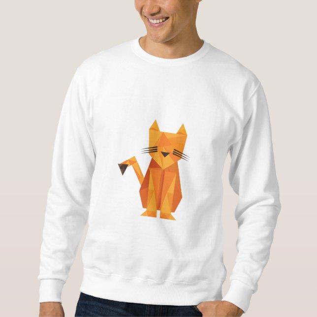 Tiger Oragami Sweatshirt (Front)