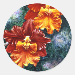 Tiger Orchid Stickers