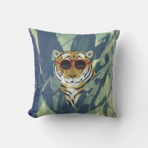 Tiger Outdoor Throw Pillow