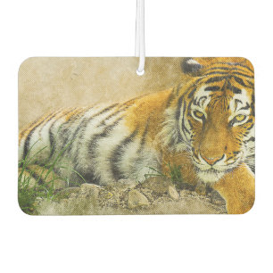 Tiger painting car air freshener