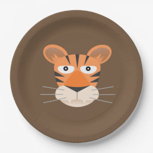 Tiger Paper Plate