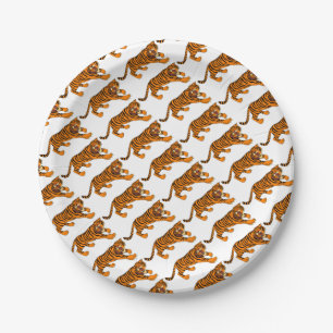 Tiger Paper Plate
